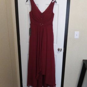 New. Ever Pretty Burgundy Gown.